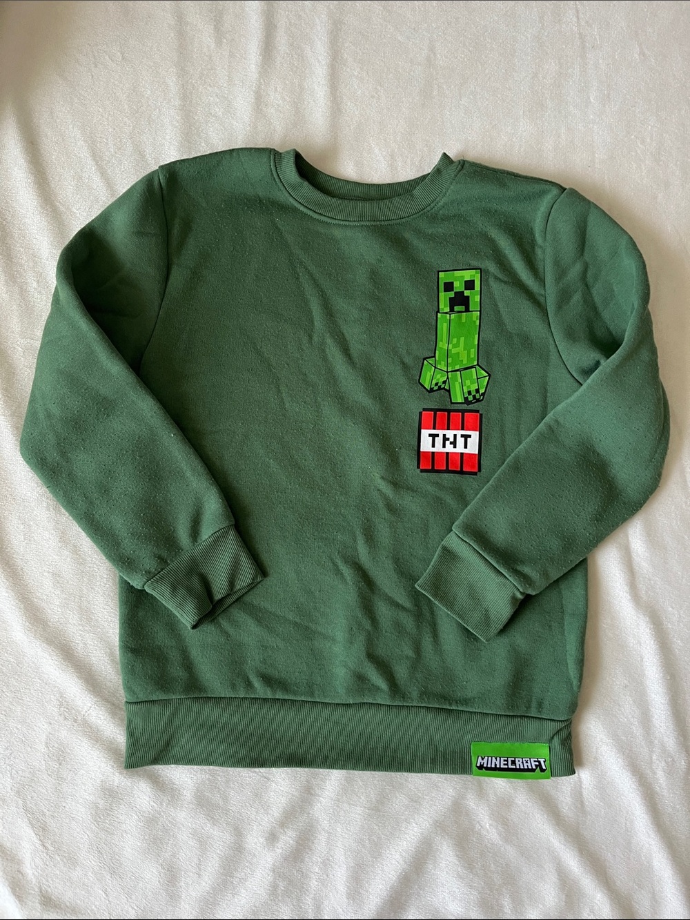 Minecraft Green Creeper Sweatshirt - Kids